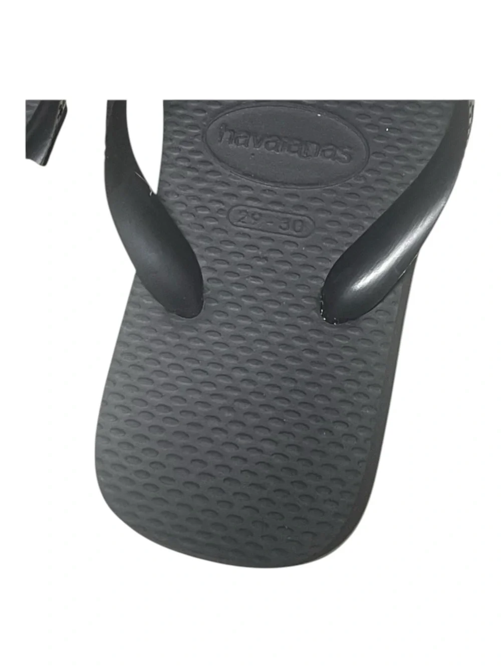 new J Crew x Havaianas ✪ Girls Boys Brazil Logo Flip Flops ✪ Black ✪ 29 30